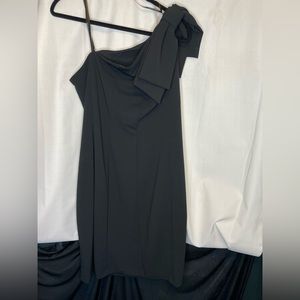 Black cocktail dress.